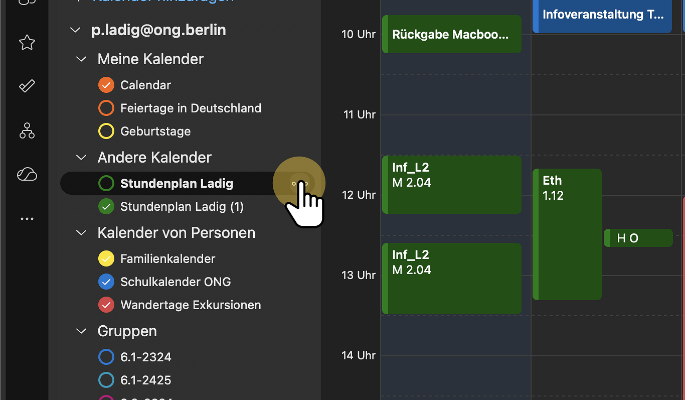 Optional — Ein früheres Abonnement entfernen